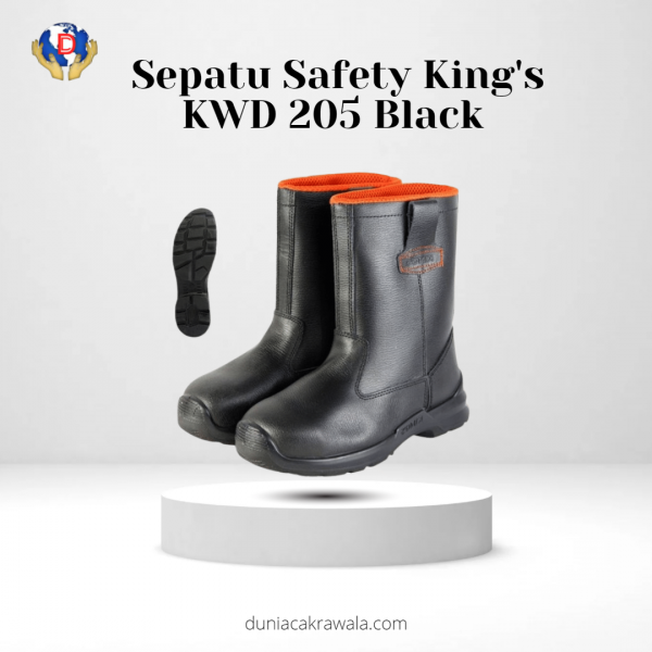 Sepatu Safety King's KWD 205 Black