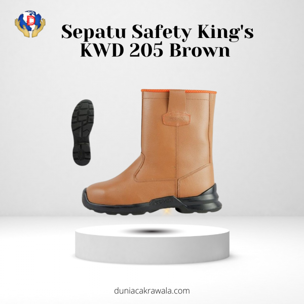 Sepatu Safety King's KWD 205 Brown