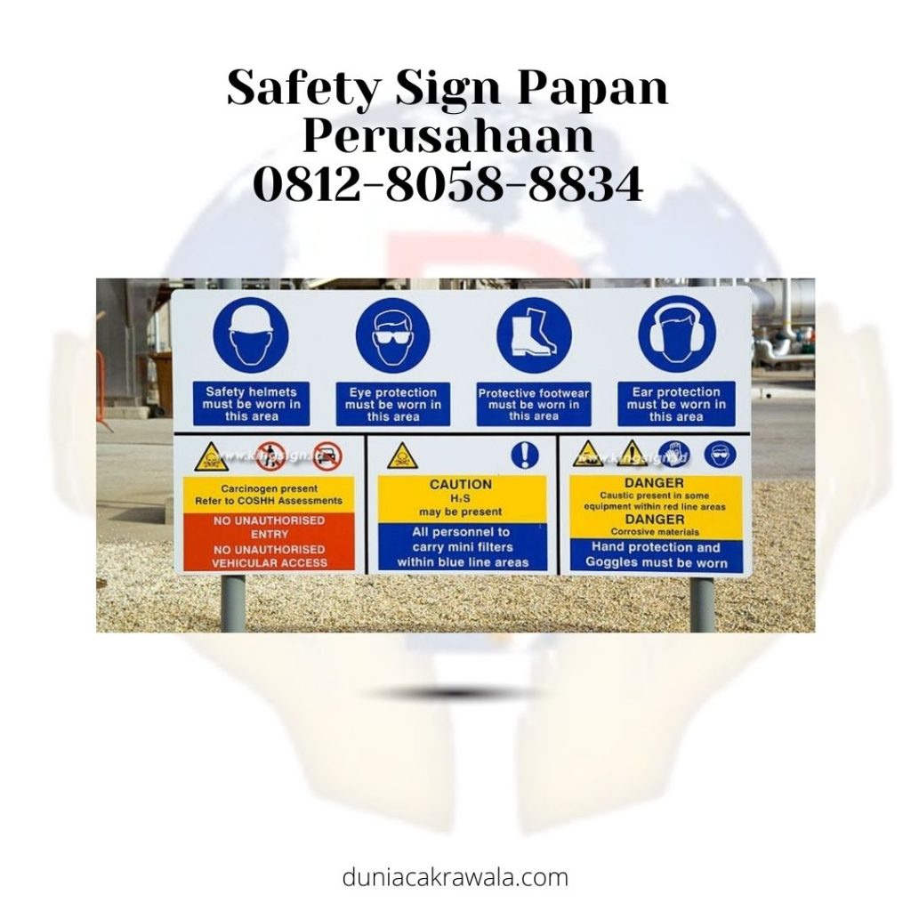 Pusat Safety Sign Murah di Jakarta