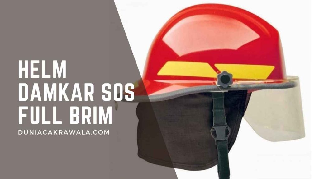 Helm Damkar SOS Full Brim
