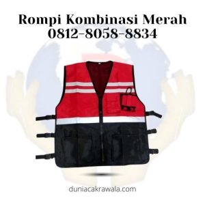 Rompi Kombinasi Merah