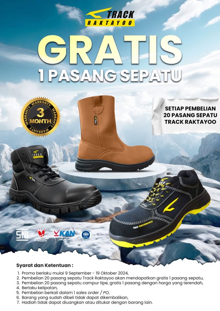 Sepatu Safety Track Raktayoo