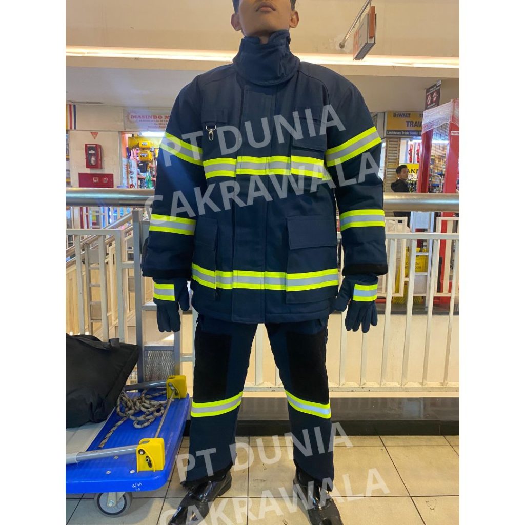 Baju Pemadam Kebakaran Biru