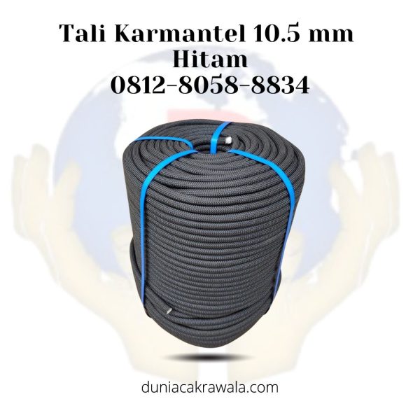 Tali Karmantel 10.5 mm Hitam