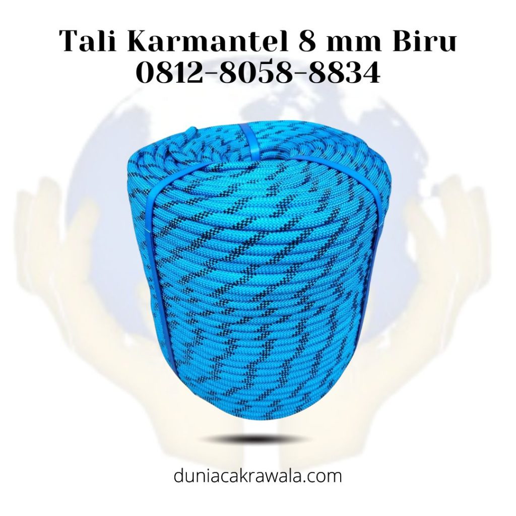 Tali Karmantel 8 mm Biru