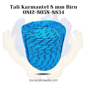Tali Karmantel 8 mm Biru